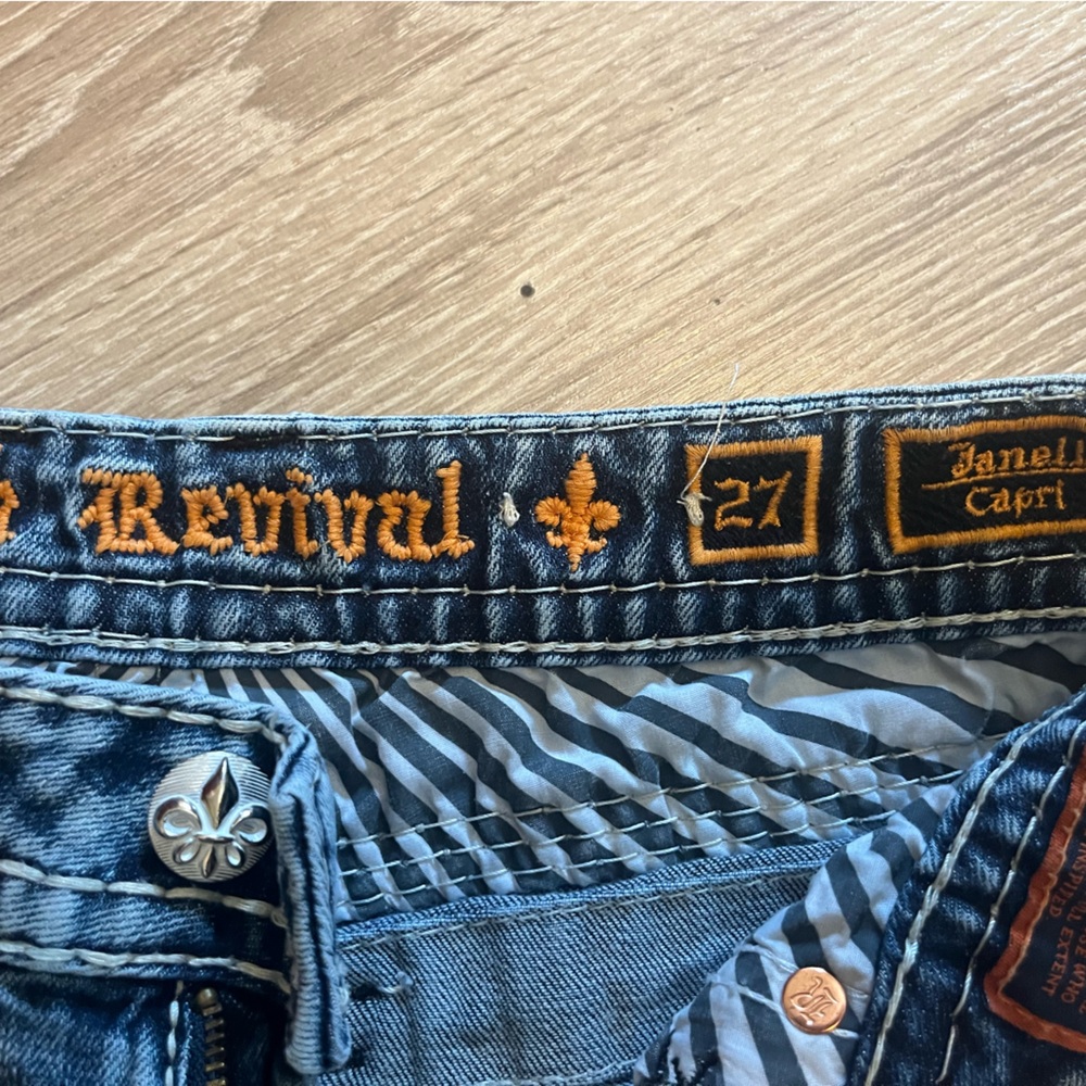 Womens Rock Revival Crop size 27 - Picture 4 of 4